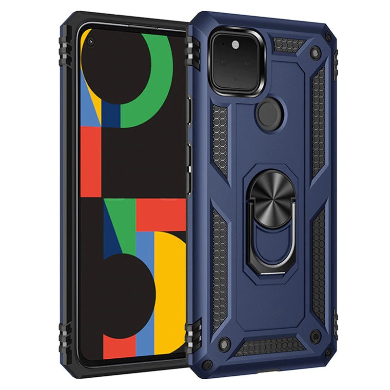 Étui à bague hybride pour Google Pixel 4a 5G Étui à bague hybride pour Google Pixel 4a 5G